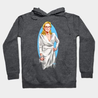 Meryl Streep - An illustration by Paul Cemmick Hoodie